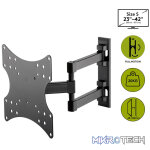 Goobay TV Wall Mount Dual Arm for TVs from 23" to 42" with Swivel and Tilt - Image 7