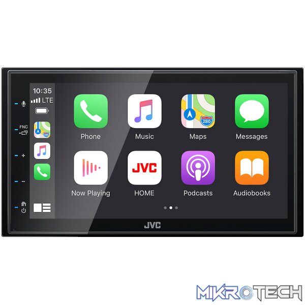 560560 JVC KW-M560BT 6.75" Double Din BT/USB with Carplay & Android Auto - Image 1