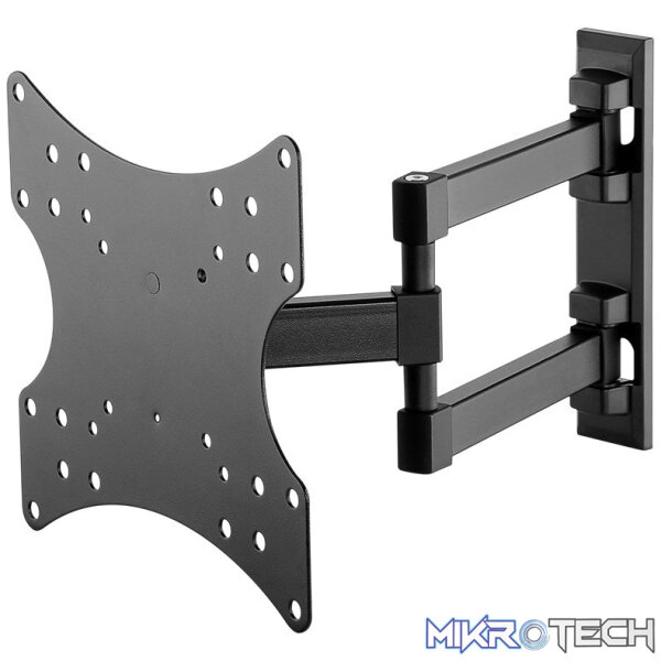 Goobay TV Wall Mount Dual Arm for TVs from 23" to 42" with Swivel and Tilt - Image 4