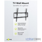 Goobay TV Wall Mount Basic Tilt for TVs from 37" to 70" - Image 3