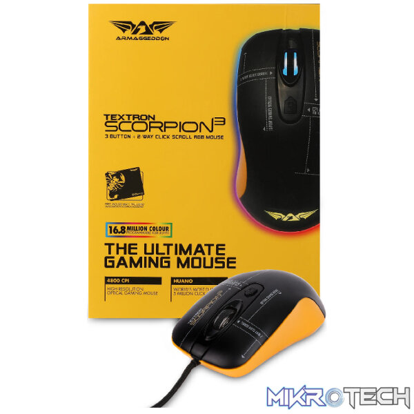 Armaggeddon Textron Scorpion 3 RGB Gaming Mouse - Image 7