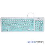 Alcatroz Jellybean U2000 Keyboard and Mouse - White/Peach - Image 36