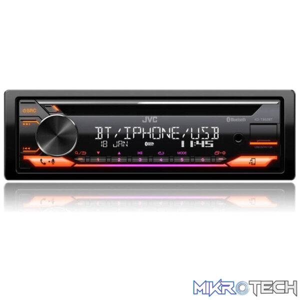 62c00cfeN405c1190_q70 JVC KD-T952BT BT/CD/USB/AUX Single Din Radio - Image 1