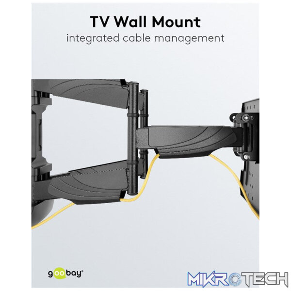 Goobay TV wall mount OLED FULLMOTION (L) for TVs from 37" to 70" - Image 6