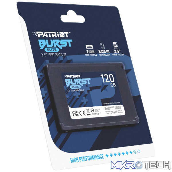 Patriot Burst Elite 240GB 2.5" SATA III SSD - Image 3