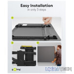Goobay TV wall mount Basic FULLMOTION (XL) for TVs from 43" to 100" - Image 4