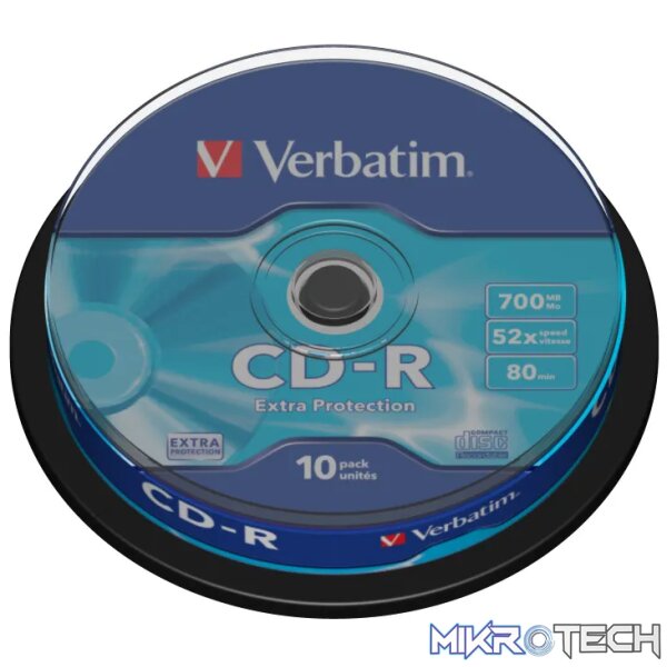 700MB - CD-R (52X) - EXTRA PROTECTION SP 700MB - CD-R (52X) - EXTRA PROTECTION SP