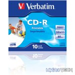 700MB CD-R (52X) PRINTABLE JEWEL CASE (BOX OF 10) - Image 3