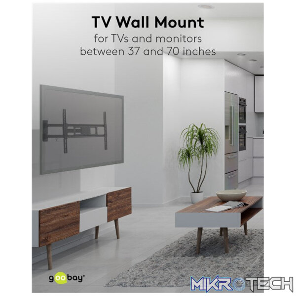 Goobay TV wall mount Basic FULLMOTION (L) for TVs from 37" to 70" - Image 3