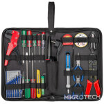 Goobay 20 Pcs Soldering Set and Tool Set in Handy Bag
