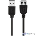 Goobay USB 2.0 Hi-Speed Extension 3m Cable - Black