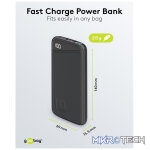 Goobay Fast Charge 10 000 mAh Power Bank with LED Display - Image 6