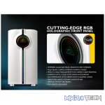 Armaggeddon Tron Holo-3 mATX Gaming Case - Black - Image 6