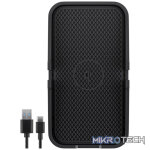Goobay Wireless Qi Charging Mat 15W Fast Charger - Black - Image 6
