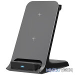 Goobay 3-in-1 Wireless Qi Charger - Black - Image 4