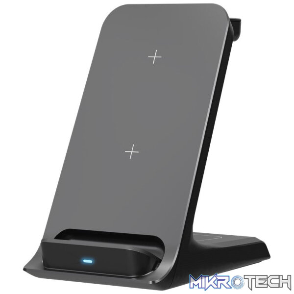 Goobay 3-in-1 Wireless Qi Charger - Black - Image 4