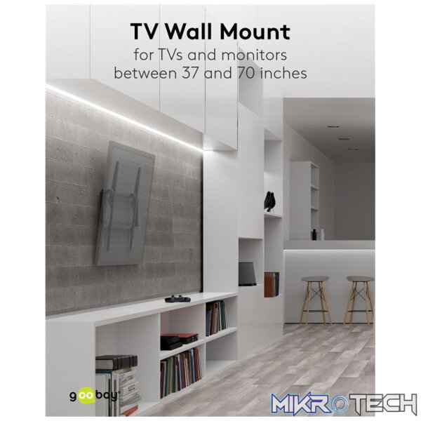 Goobay TV Wall Mount Basic Tilt for TVs from 37" to 70" - Image 9