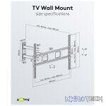 Goobay TV wall mount Basic FULLMOTION (L) for TVs from 37" to 70" - Image 7
