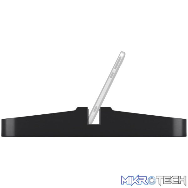 Goobay Wireless Qi Charging Mat 15W Fast Charger - Black - Image 3