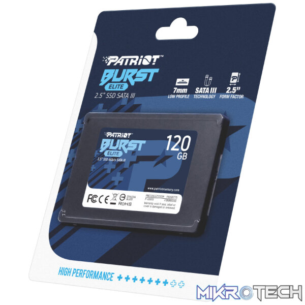 Patriot Burst Elite 480GB 2.5" SATA III SSD - Image 4