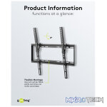 Goobay TV Wall Mount Basic Tilt for TVs from 32" to 55" - Image 8