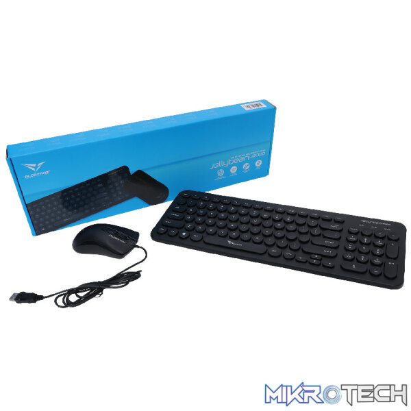 Alcatroz Jellybean U2000 Keyboard and Mouse - White/Mint - Image 4