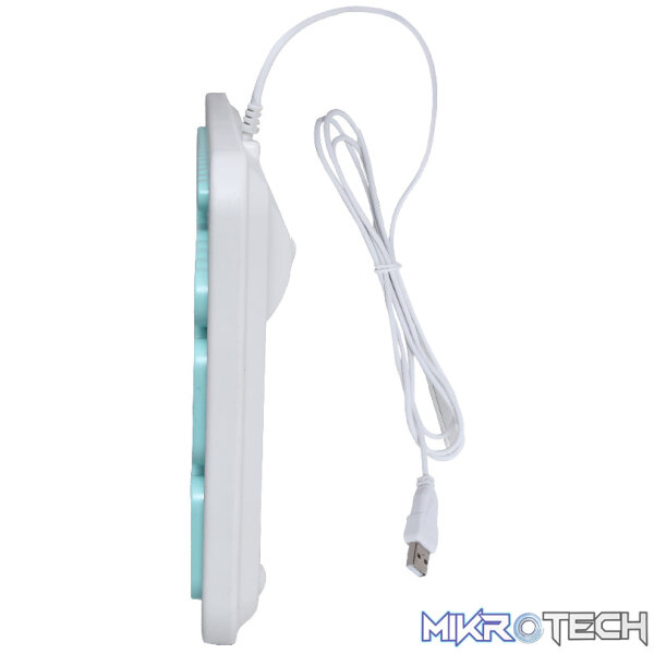 Alcatroz Jellybean U2000 Keyboard and Mouse - White/Peach - Image 39