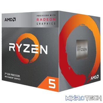 AMD RYZEN 5 3400G 4-Core 3.7GHz AM4 CPU