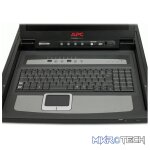 APC 17 RACK LCD CONSOLE WITH INTEGRATED 8 P - Image 2