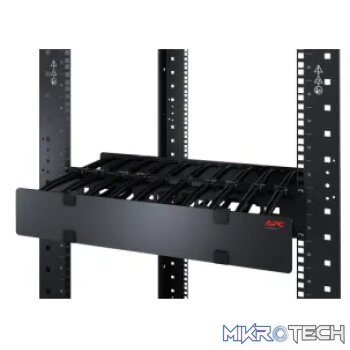 APC 2U HORIZONTAL CABLE MANAGER 6IN FINGERS