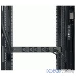 APC RACK PDU BASIC 1U 14.4KW 208V (6) C19 - Image 2