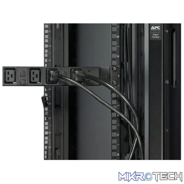 APC RACK PDU BASIC 1U 14.4KW 208V (6) C19 - Image 3