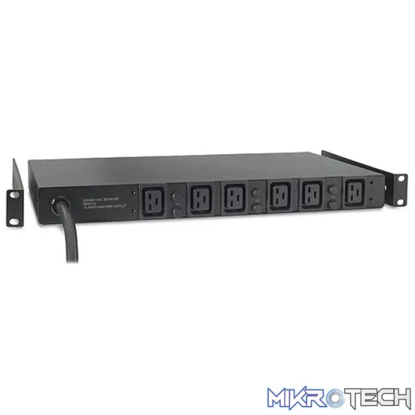 APC RACK PDU BASIC 1U 14.4KW 208V (6) C19 - Image 5