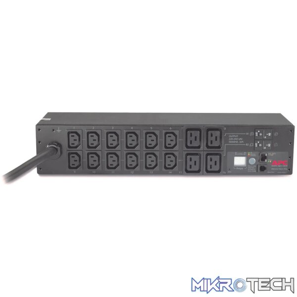 APC RACK PDU METERED 2U 32A 230V (12) C13 & (4) C19 - Image 2