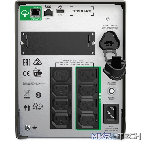 APC SMART-UPS 1500VA LCD 230V WITH SMARTCONNECT - Image 2