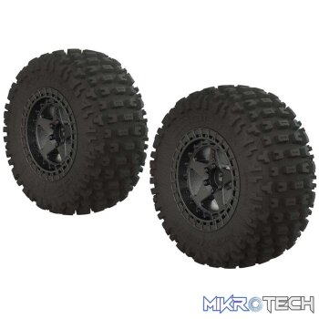 AR550043 Fortress SC Tire Set Glued Blk
