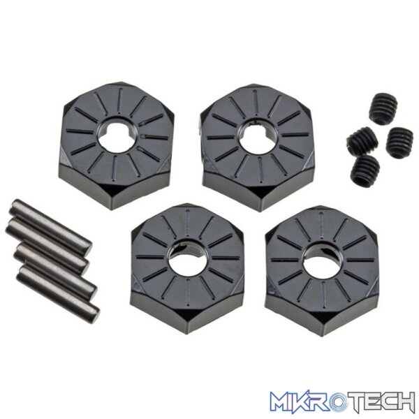 AX30427 Aluminum Hub Narrow 12mm Black ( AX30427 Aluminum Hub Narrow 12mm Black (
