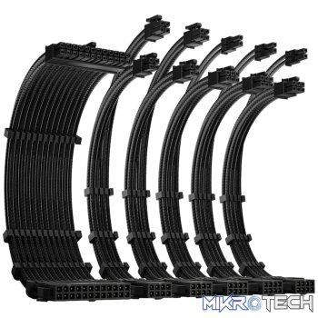 Antec Power Extension Cable Kit Black 300mm