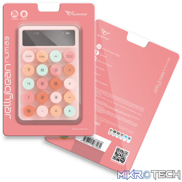 Alcatroz JellyBean Num A3 Bluetooth and Wireless Numpad - Aqua - Image 8
