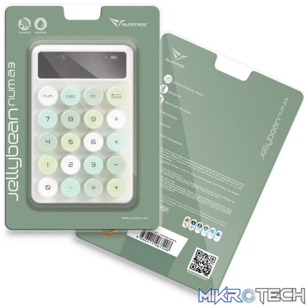 Alcatroz JellyBean Num A3 Bluetooth and Wireless Numpad - Aqua - Image 7