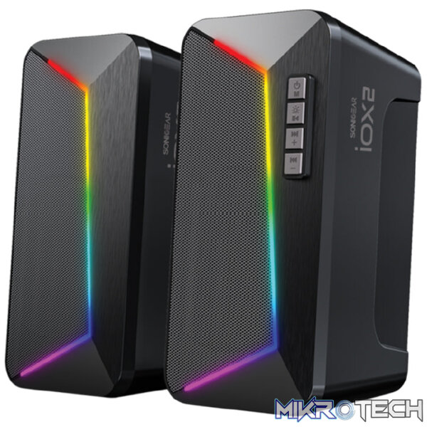 SonicGear iOX 2 Stereo Bluetooth 2.0 USB Powered Speaker - Image 5