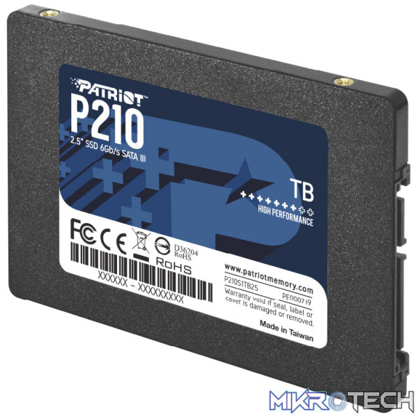 Patriot P210 1TB SATA III SSD Drive - Image 2