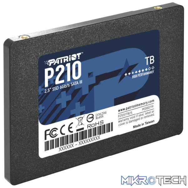 Patriot P210 1TB SATA III SSD Drive - Image 3