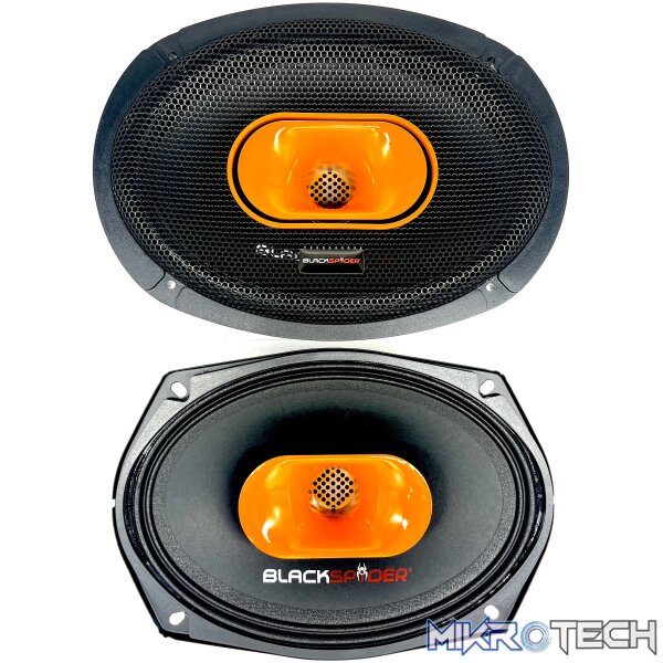 Black Spider BS-S6997PRO 6X9" 3200W 650W Speakers - Image 2