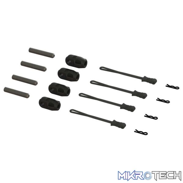 Brace Rod Ends W/Pins And Retainers (4) Brace Rod Ends W/Pins And Retainers (4)