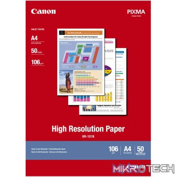 CANON HR-101N A4 (50 SHEETS)HIGH RESOLUTION PAPER