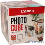 CANON PAPER PP-201 5X5 PHOTO CUBE CP WH/BLUE INCLUDES 1 X ACRYLIC PHOTO FRAME (5X5)
