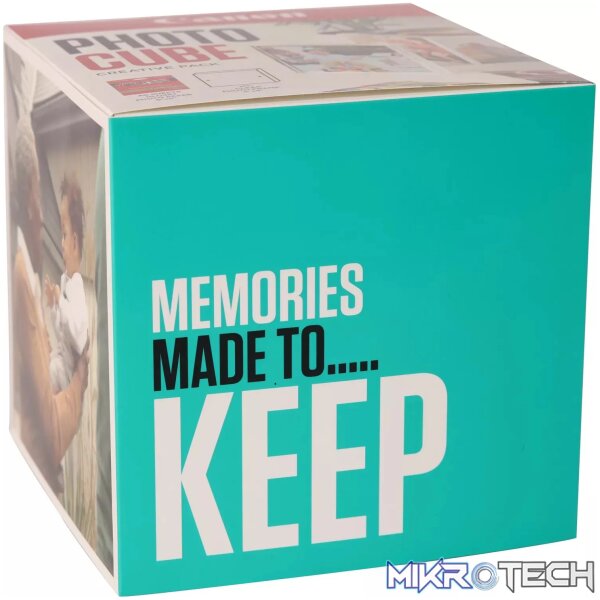 CANON PAPER PP-201 5X5 PHOTO CUBE CP WH/BLUE INCLUDES 1 X ACRYLIC PHOTO FRAME (5X5) - Image 3