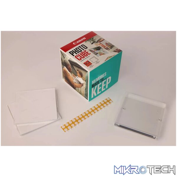 CANON PAPER PP-201 5X5 PHOTO CUBE CP WH/BLUE INCLUDES 1 X ACRYLIC PHOTO FRAME (5X5) - Image 4