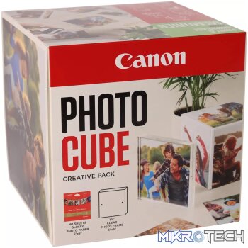 CANON PAPER PP-201 5X5 PHOTO CUBE CP WH/GREEN INCLUDES